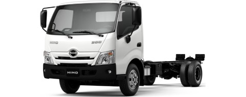 <p>Camión Blanco Hino XZU 917</p>