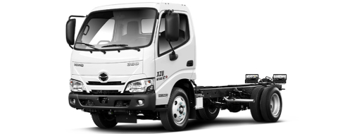 <p>Camión Blanco Hino XZU 616 MT/AT</p>