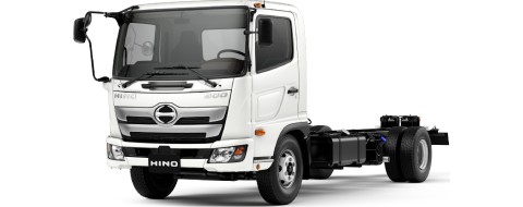 <p>Camión Blanco Hino FC1118 MT/AT</p>