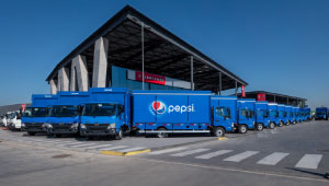 Flota Pepsi de camiones Hino
